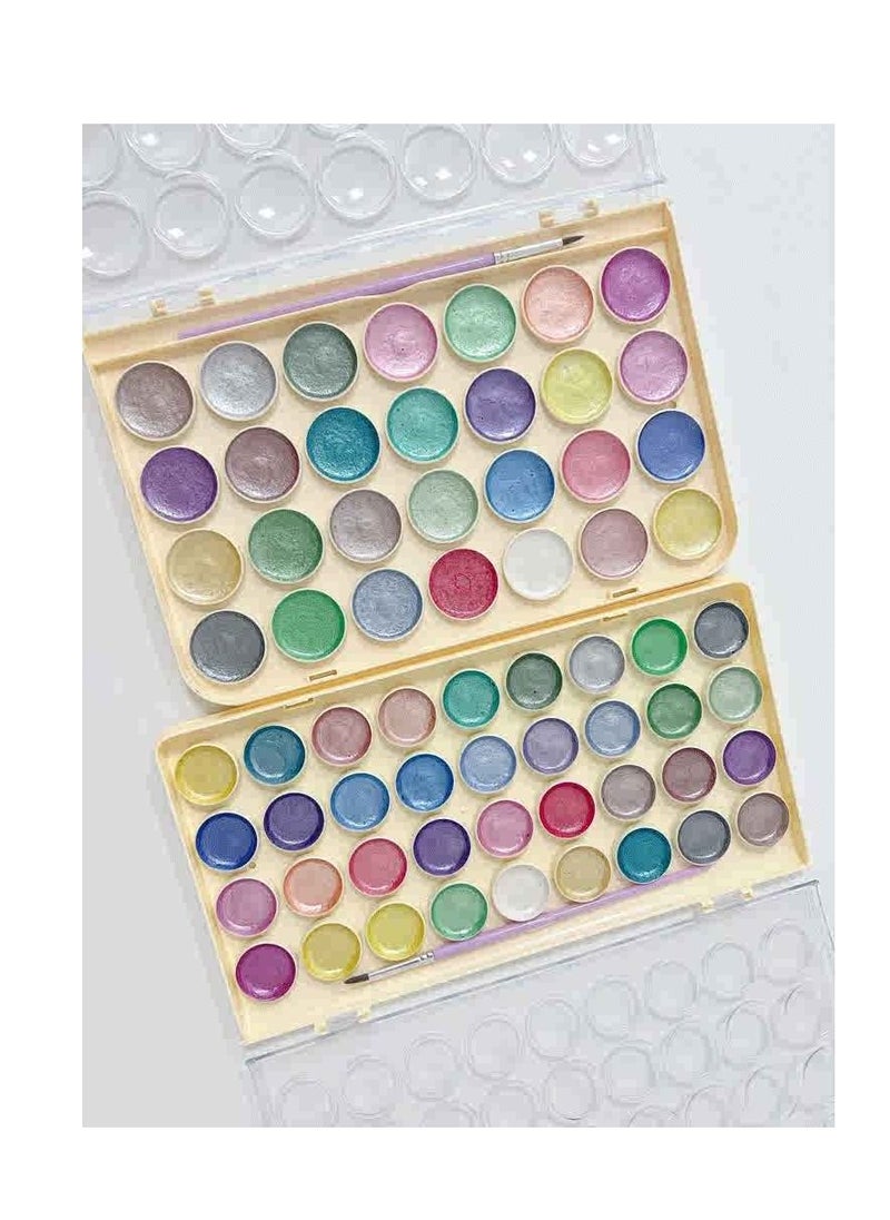 M&G - M&G Chenguang pearlescent magic color solid gouache - 36 colors - No:APL976J2 - Image 1