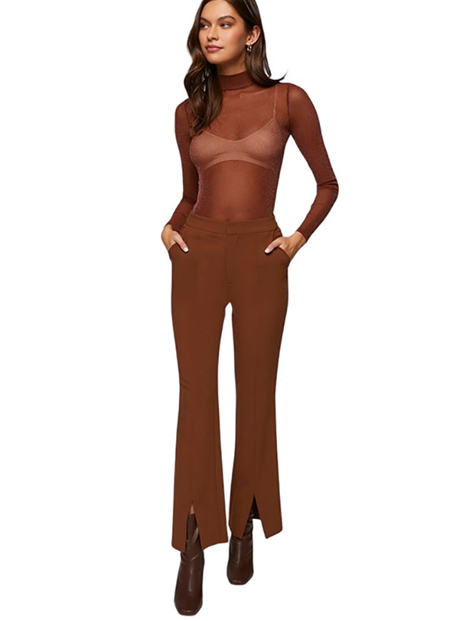 FOREVER 21 Slit High Waist Trousers - Image 1