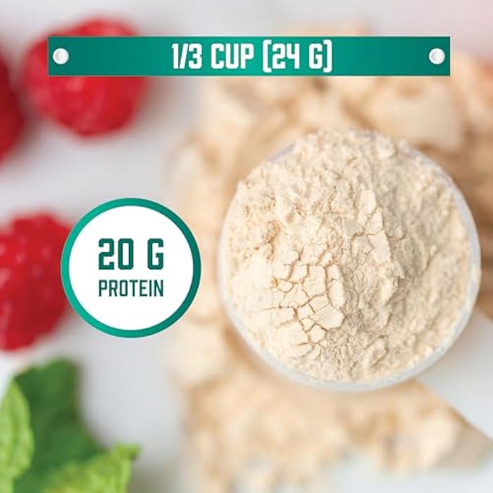 now Sports Nutrition, Soy Protein Isolate 20 G, 0 Carbs, Unflavored Powder, 1.2-Pound - Image 3