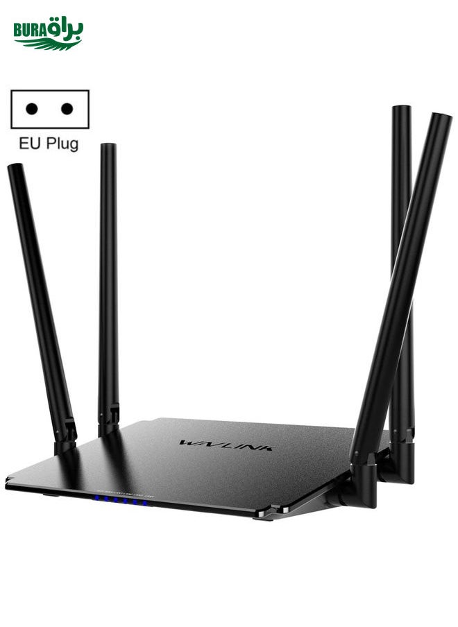 BURAQ WAVLINK WN532A3 WPA2-PSK 300Mbps Dual Band Wireless Repeater AC1200M Wireless Routers, Plug:EU Plug  - Image 1