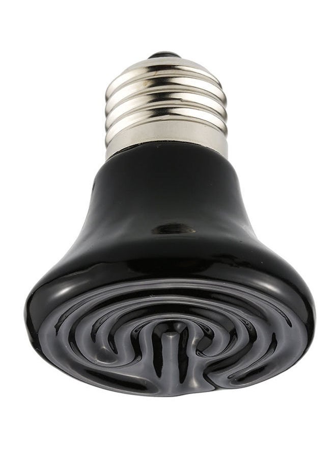 NIBEMINENT - Infrared Ceramic Heat Emitter Lamp For Amphibians Black 7.1x6.0decimeter - Image 1