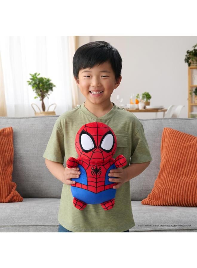 Jazwares Squishmallows Original Marvel Spidey and His Amazing Friends 10-Inch Spidey HugMees - Image 4