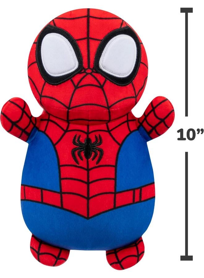 Jazwares Squishmallows Original Marvel Spidey and His Amazing Friends 10-Inch Spidey HugMees - Image 2