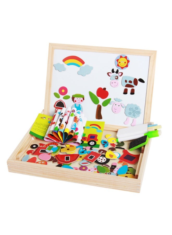Magnetic Dress-Up Puzzle Board for Girls - Multifunctional Educational Toy