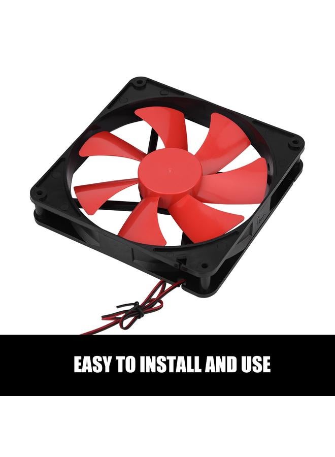 Loquat 14cm 12V Ultra quiet Case Cooler PC Cooling Fan for Desktop Computer  - Image 3
