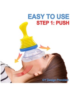 XiuWoo 2pcs Choking Rescue Device for Kids and Adults Portable Airway Assist Device First Aid Choking Device for Kids and Adults with 4 Masks of Different Sizes  - Image 2