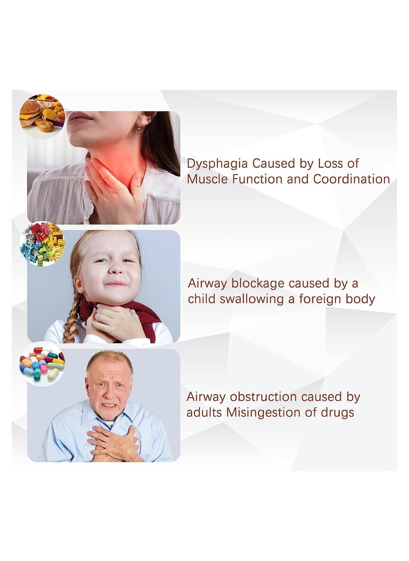 XiuWoo - 2pcs Choking Rescue Device for Kids and Adults Portable Airway Assist Device First Aid Choking Device for Kids and Adults with 4 Masks of Different Sizes - Image 1