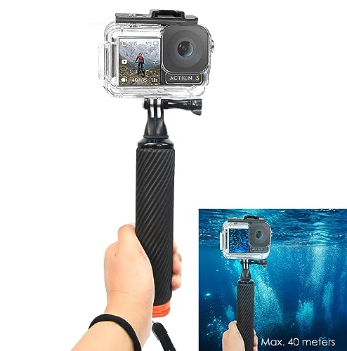 Fotoleey Dive Case & Floating Hand Grip for DJI Osmo Action 5, Action 4 & Action 3 - Waterproof Protection & Enhanced Stability for Underwater Adventures - Image 2