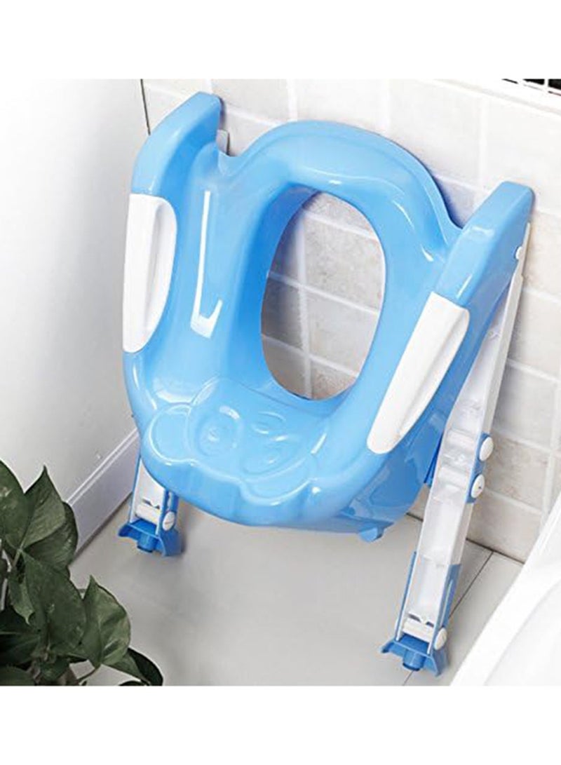 Portable And Convenient Kids Toilet Seat Potty Chair With Adjustable Ladder - Image 4