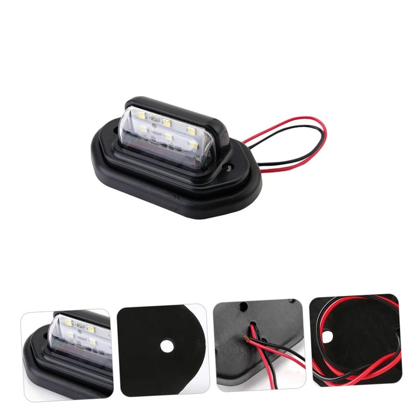 High Brightness Vehicle License Plate Light Side Lamp Durable ABS Material Energy Saving - Image 5
