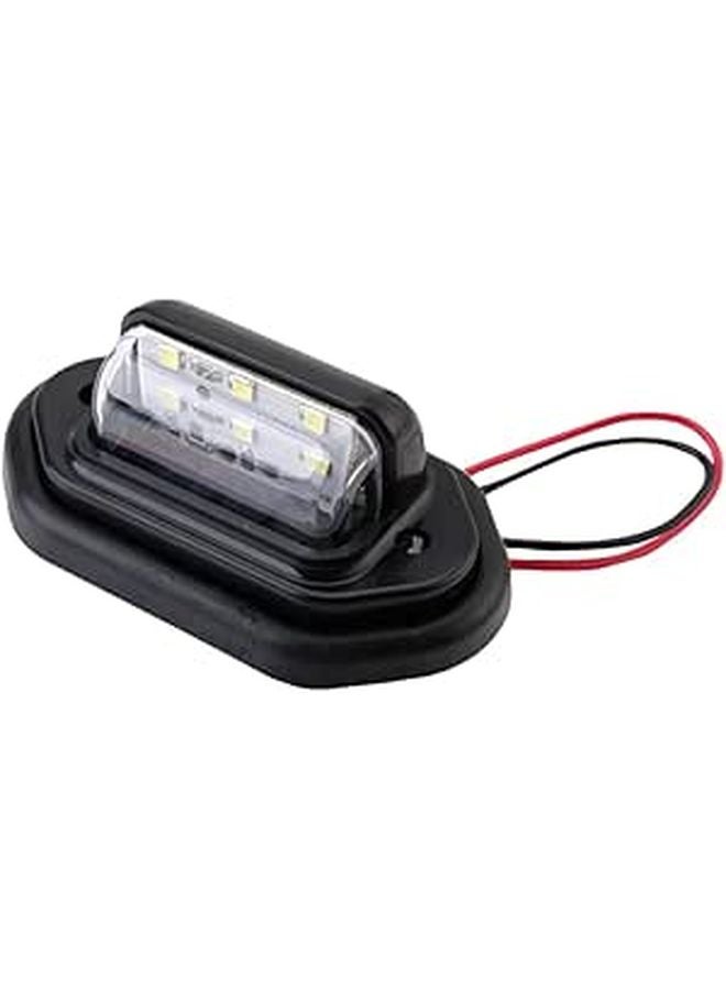 High Brightness Vehicle License Plate Light Side Lamp Durable ABS Material Energy Saving - Image 1