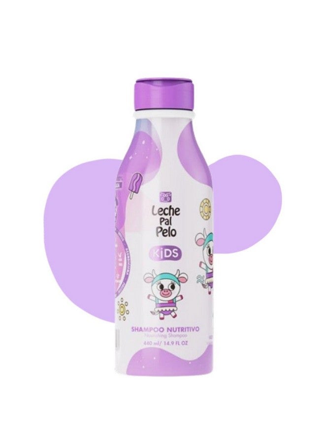 Leche Pal Pelo Kids Nourishing Shampoo - Gentle Daily Cleansing, Sulfate & Paraben-Free Formula With Jojoba, Coconut Milk, Aloe Vera - Hydrates, Defines, 14.9 Fl.Oz - Image 1