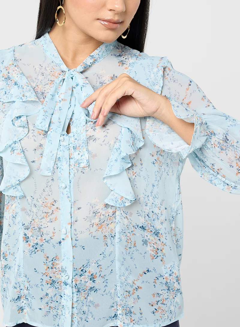ELLA Floral Print Top