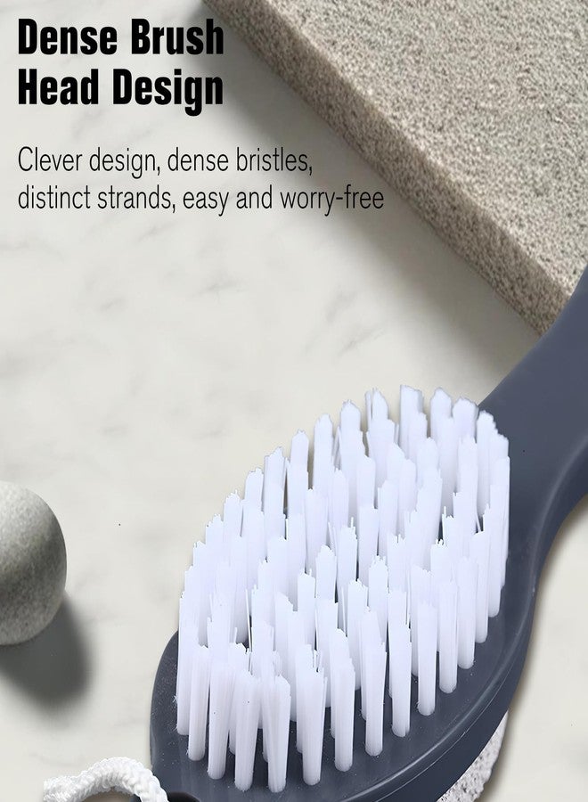 Jaasuee Grey Foot File Callus Remover - Versatile 4-in-1 Pedicure Tool Set with Foot Scrubber, Pumice Stone, Foot Rasp, and Sandpaper for Comprehensive Foot Care - Image 3