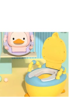 Potty for children to teach the child to use the bathroom (potty in the shape of a duck)