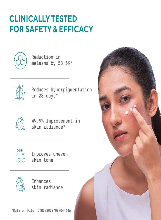 EQUALSTWO Natural Melasma Cream 100g, Pigmentation Removal Cream for Even Skin Tone, Dark Spot Removal Cream Enriched with Rice Barn, Kakadu Plum, Marshmellow & Licorice roots, Pack 1 - Image 4