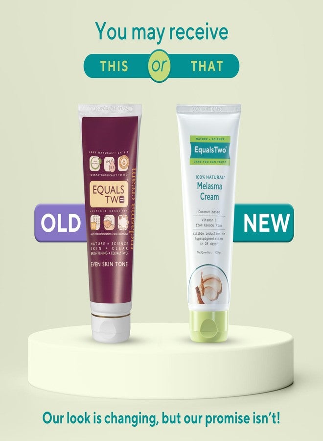 EQUALSTWO Natural Melasma Cream 100g, Pigmentation Removal Cream for Even Skin Tone, Dark Spot Removal Cream Enriched with Rice Barn, Kakadu Plum, Marshmellow & Licorice roots, Pack 1 - Image 3