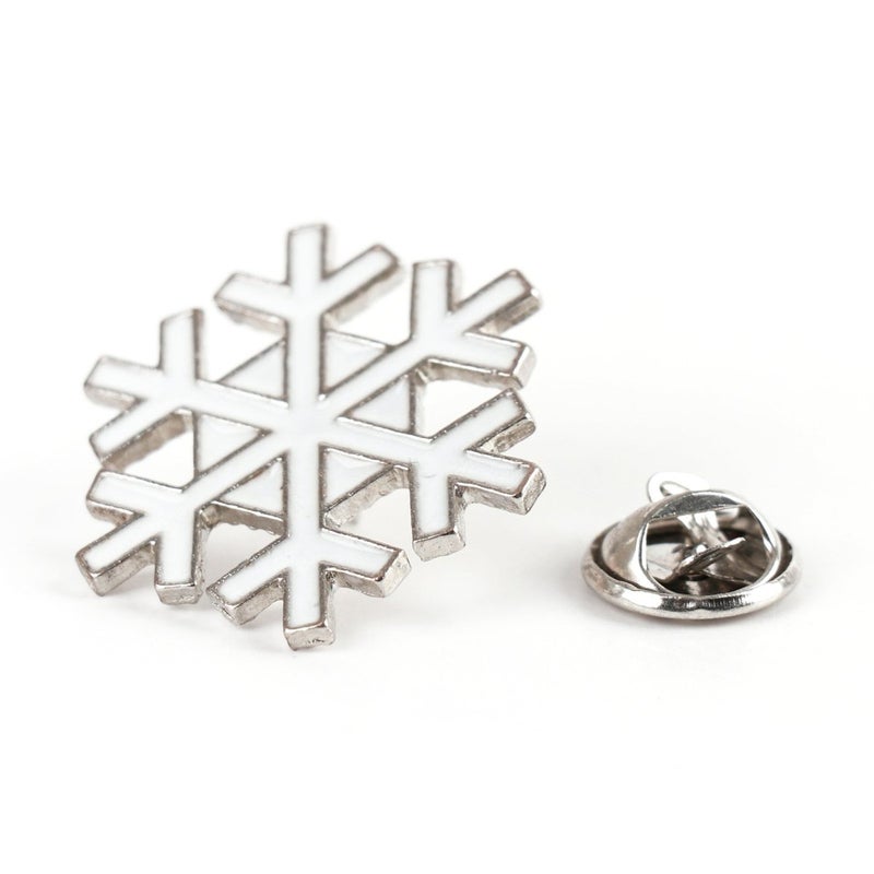Midi Ceramic cup with cute face and snowflake brooch - Image 5