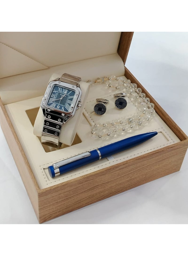 Carnaer Men's Watch Set of 4 Pieces