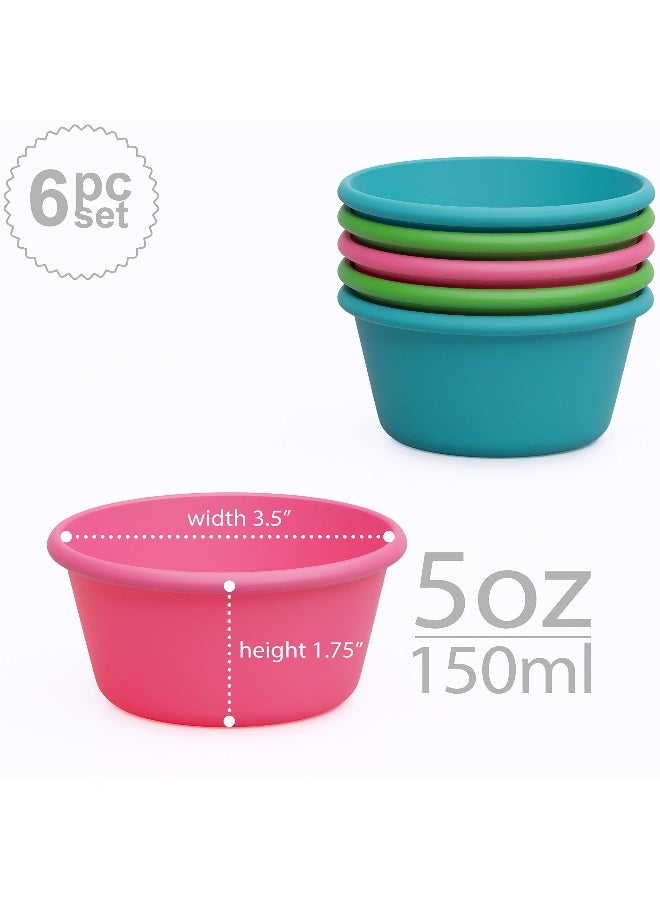 Bakerpan Silicone Jumbo Muffin Cups For Baking, Smooth Large Air Fryer Muffin Cups, 3 1/2 Inch Muffin Baking Cups, Jumbo Cupcake Liners - Set of 6 - Image 2