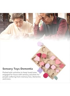 Generic Dementia Activities for Seniors – Dementia Cognitive Games Puzzles for Elderly Older Adults – Easy Puzzle Memory Game for Seniors – Silicone Fidget Sensory Toys for Alzheimers – Gifts for Elderly  - Image 2