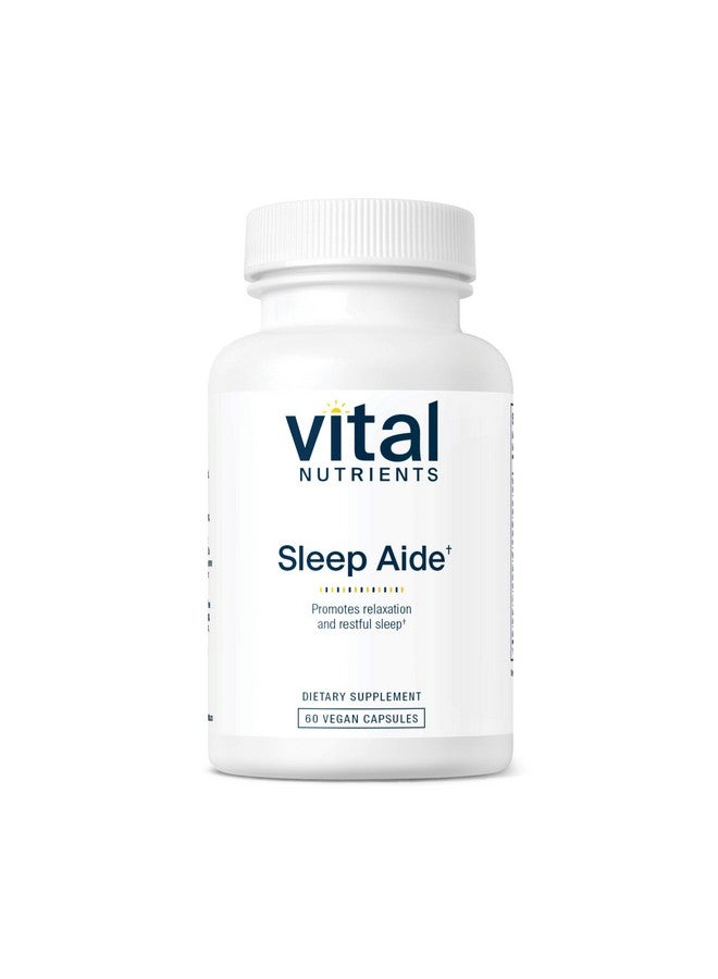 فيتل نيوترينس العناصر الغذائية الحيوية | مكمل غذائي نباتي للنوم | يعزز الاسترخاء والنوم المريح | طبيعي للبالغين | رائحة اللافندر المهدئة | خالٍ من الجلوتين ومنتجات الألبان والصويا | 60 كبسولة - Image 1