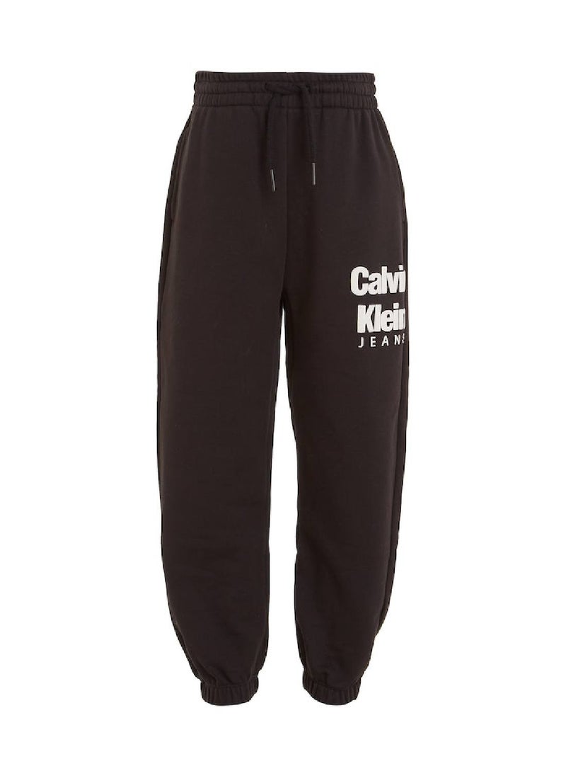 Calvin Klein Jeans Calvin Klein Jeans Kids, Boys' Joggers - Casual - Sportswear - Cotton , Black  - Image 2