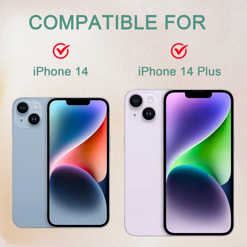 EYSOFT Phone Camera Lens Cover Compatible for iPhone 14/iPhone 14 Plus,Camera Lens Protector to Protect Privacy and Security,Strong Adhesive Black - Image 4