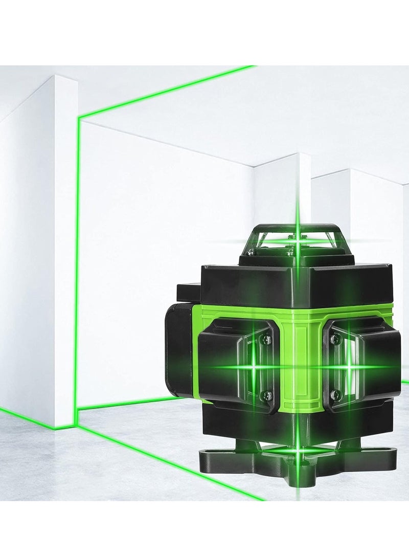 Multifunctional 4D 16 Lines Level 3° Self-leveling Machine USB Rechargeable Lithium Battery Leveling Tool with Vertical Horizontal Tilt Lines - Image 2