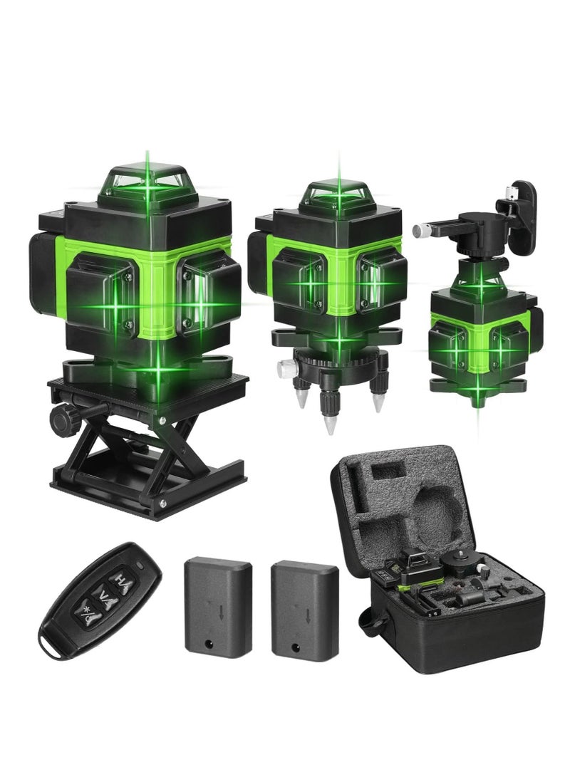 Multifunctional 4D 16 Lines Level 3° Self-leveling Machine USB Rechargeable Lithium Battery Leveling Tool with Vertical Horizontal Tilt Lines - Image 1