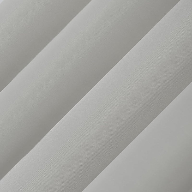 نو. 918 رقم 918 53566 لوحة ستارة من الشيفون الشفاف إميلي مع جيب قضيب، مقاس 59 × 95 بوصة، رمادي فضي - Image 3