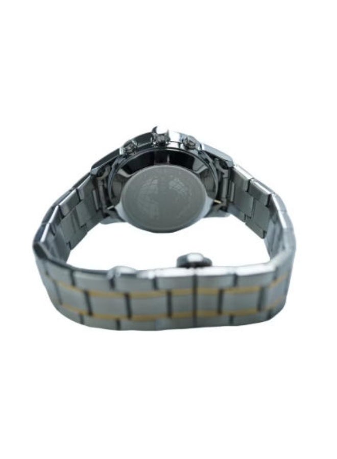 Al Fajr Men's Luxury 360 Stainless Steel Watch WA-10GSB - Image 3