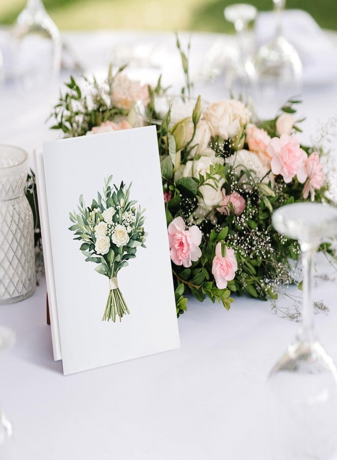 SEEBERY Wedding Card for Bride and Groom-Elegant Bridal Shower & Engagement Card, Congratulations Greeting Card for Bride to Be, Wedding Gifts for Couples (Bridal Bouquet) - Image 3