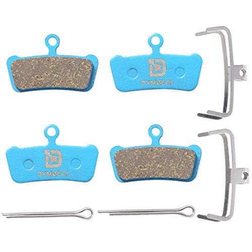 Dymoece 2 Pairs Bicycle Disc Brake Pads Compatible with Sram Guide RSC RS R Elixir 7 9 Avid XO Trail 4 Piston MTB Disc Brakes (Resin,Semi-Metallic,Sintered Metal) SCP-XO - Image 1