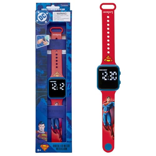LEXiBOOK LED Digital Watch Superman RedBlue DMW060SU - Image 1