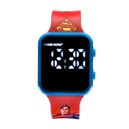 LEXiBOOK LED Digital Watch Superman RedBlue DMW060SU - Image 3