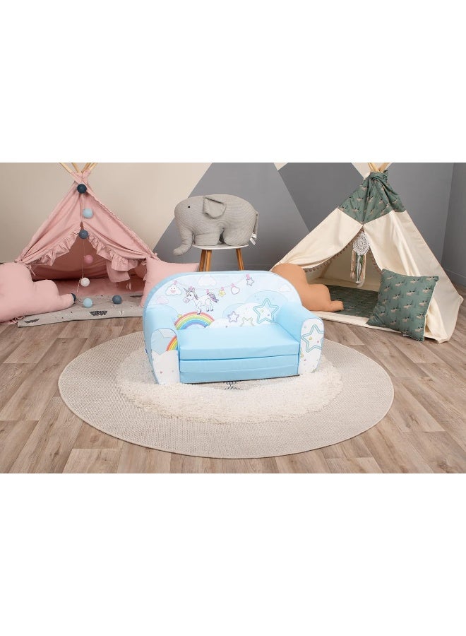 Delsit Sofa Bed Unicorn / Rainbow - Image 1