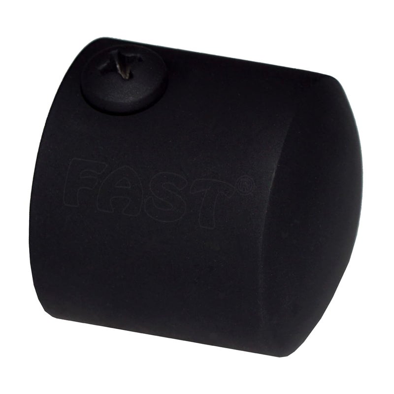 FAST CB45S Black Heavy Stainless Steel Curtain Rod End Cap Bracket Or Finilas for Door and Window 1 Inch Curtain Rod Accessories 6 - Image 2