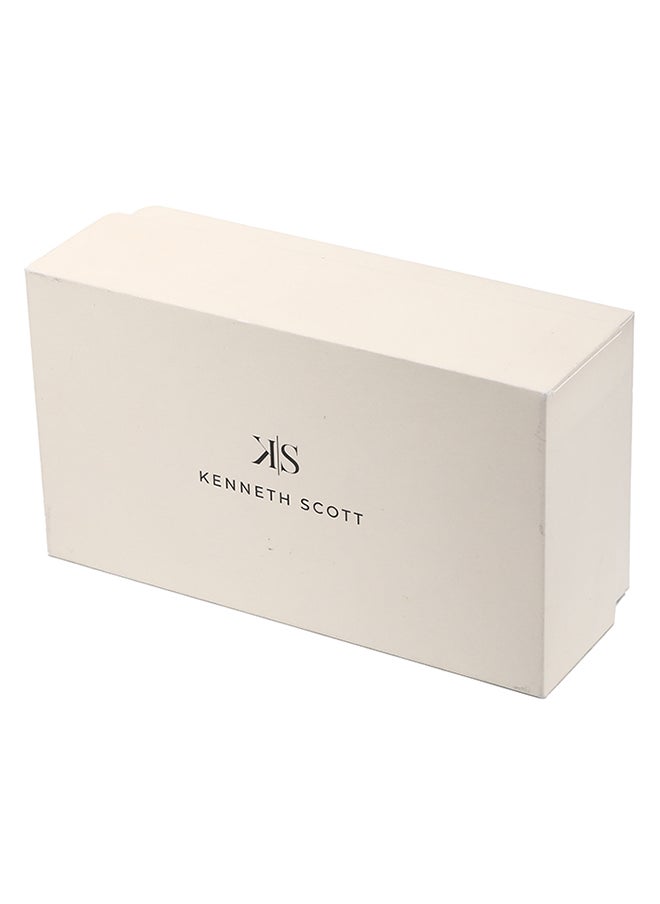 KENNETH SCOTT - ساعة يد نسائية بعقارب دائرية الشكل من الستانلس ستيل K23515-RBKB - 30 ملم - Image 1