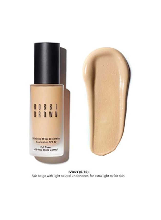 BOBBI BROWN Long Wear Weightless Foundation SPF 15 Ivory - Image 2
