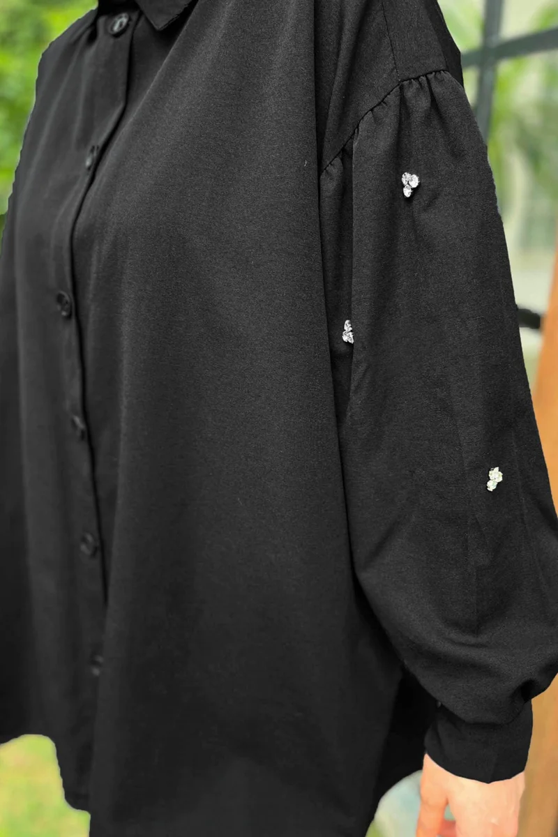 Tofisa 13022-BLACK Tunic