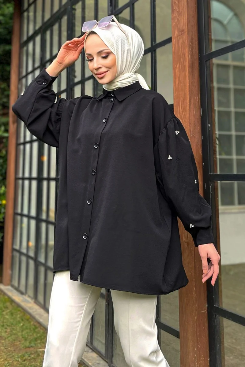 Tofisa 13022-BLACK Tunic