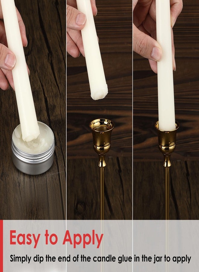 Enhon 2 Pack Candle Stick Glue Adhesive for Taper to Hold Candles in Place - Image 4