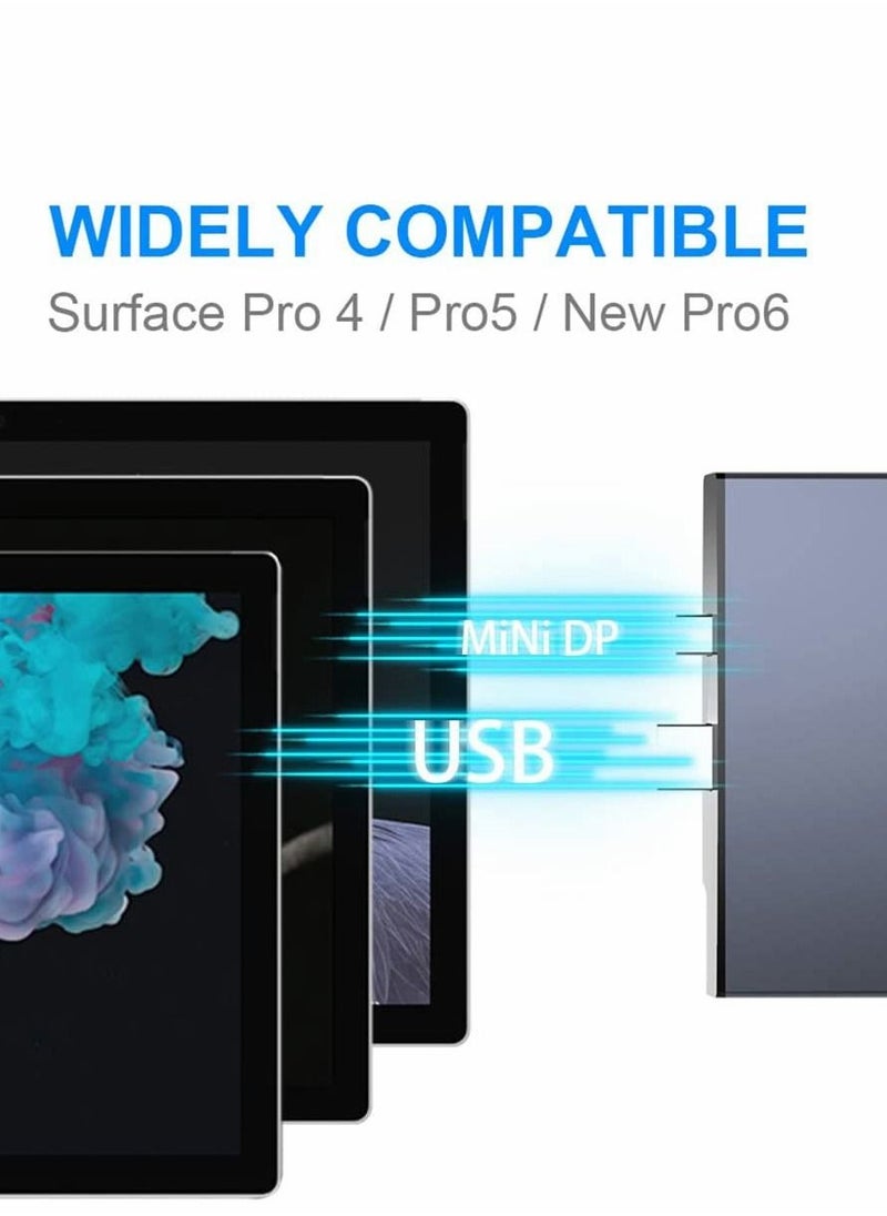 SYOSI - Hub for Surface Pro 6/Pro 5/Pro 4 Docking Station USB 3.0x3 Adapter SD TF/Micro Memory Card Reader 4K HDMI Port Microsoft 4/ 5/6 - Image 1