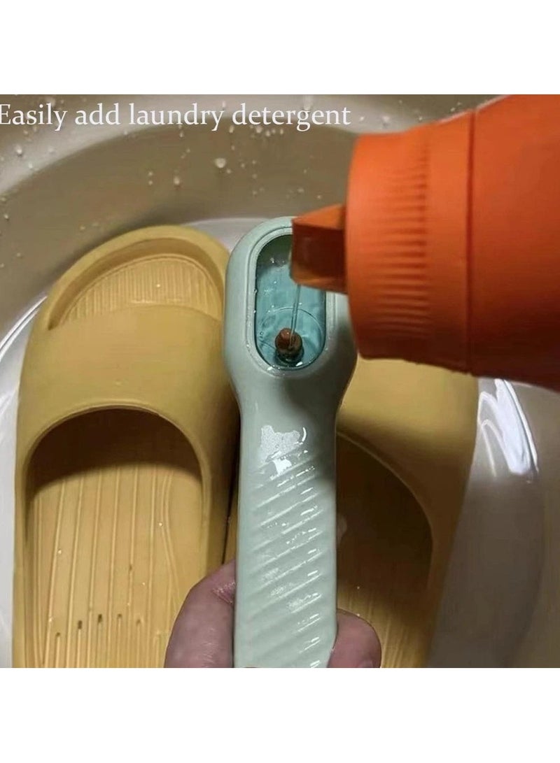 Multifunctional One Piece Shoe Brush with Cover for Washing Soap Filling - Image 5