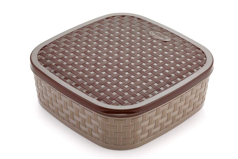 HOUSEHOLD CULTURE HOUSEHOLD CULTURE Plastic Titan 4 Sections Multipurpose Dry Fruit Chocolates Sweet Box Set Single - Image 2