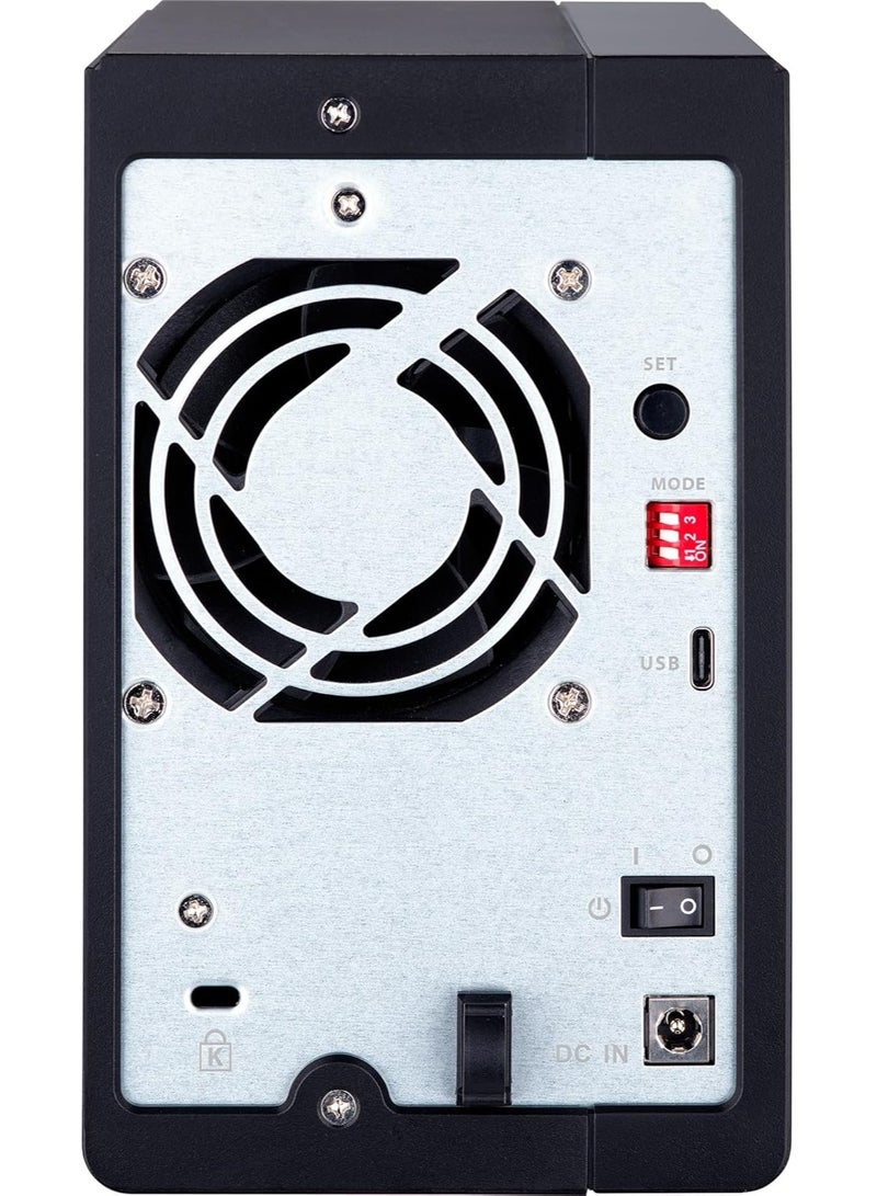 QNAP TR-002 2 Bay Desktop NAS Expansion - Optional Use as a Direct-Attached Storage Device - Image 4