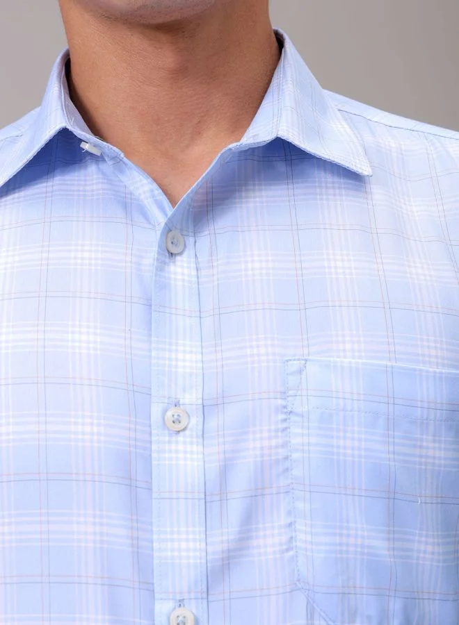 شركة المرآب الهندية Men Slim Fit Striped Full Sleeves Cutaway Collar Formal Shirt