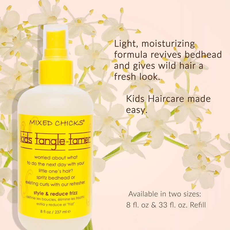 Mixed Chicks Kids Tangle Tamer - Light and Moisturizing Styling Formula for Frizz-free Curls, 8 fl.oz. - Image 3