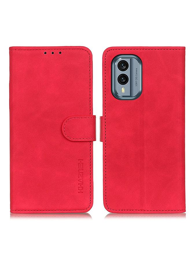 اس-توب جراب هاتف Nokia X30 5G من KHAZNEH بتصميم كلاسيكي، جراب هاتف جلدي قابل للطي أفقيًا - Image 2